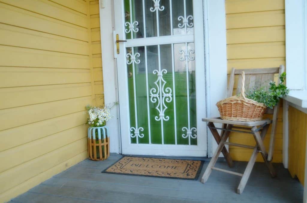 Welcoming Entry on Porch