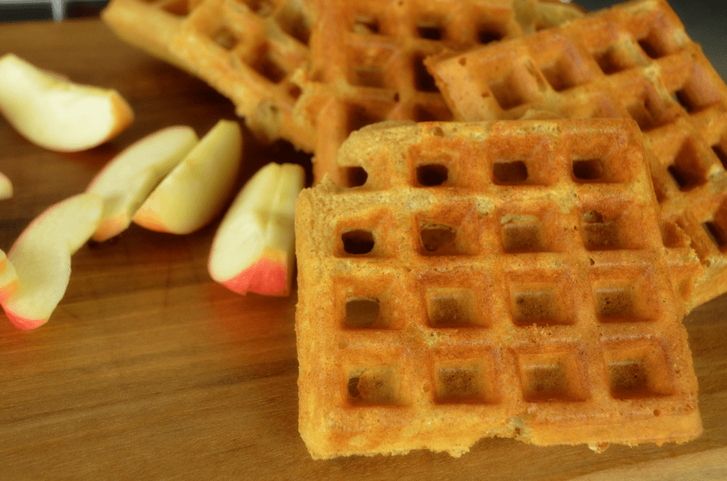 close up waffles