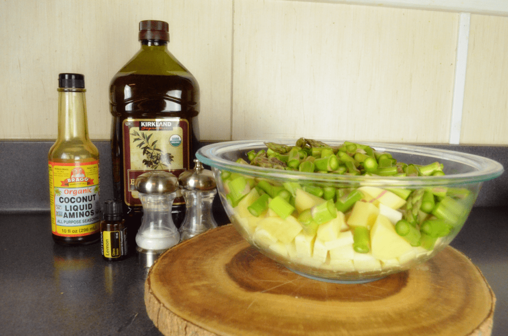 ingredients for sheet pan dinner