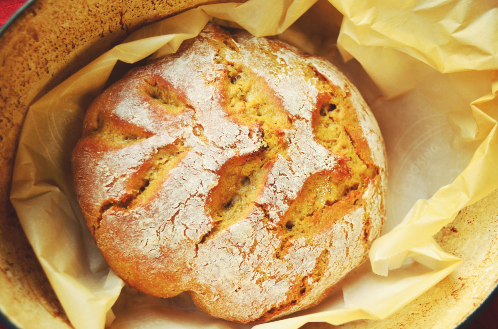 Finished Artisan Bread from the Beginner's Einkorn Sourdough Bread Recipe