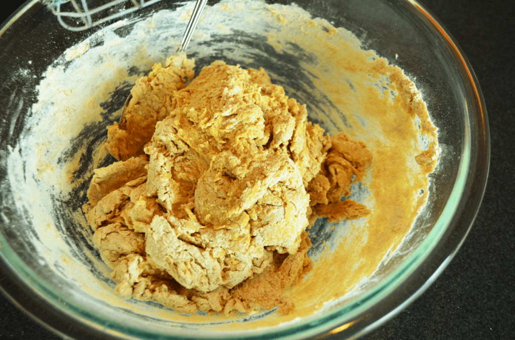 Dough ready to for into an Einkorn Sourdough Bread Recipe