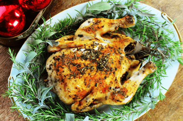 Recipe for Christmas Chicken Whole in the Instant Pot
