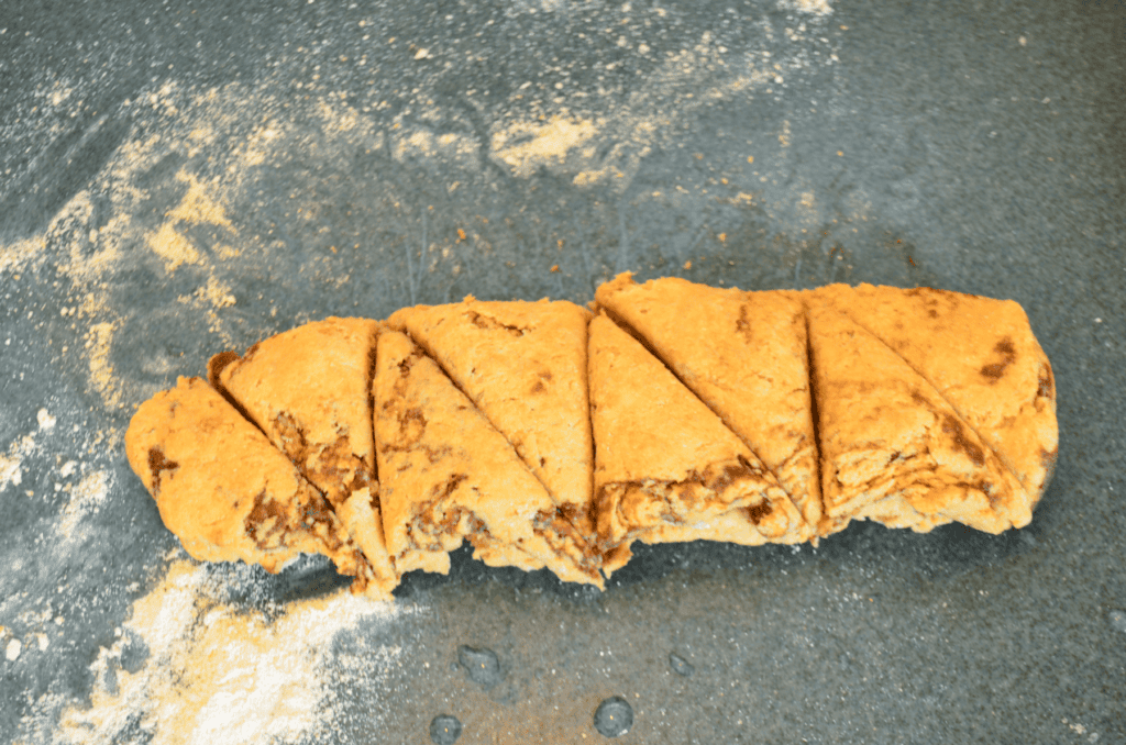 Cinnamon Scones Cut